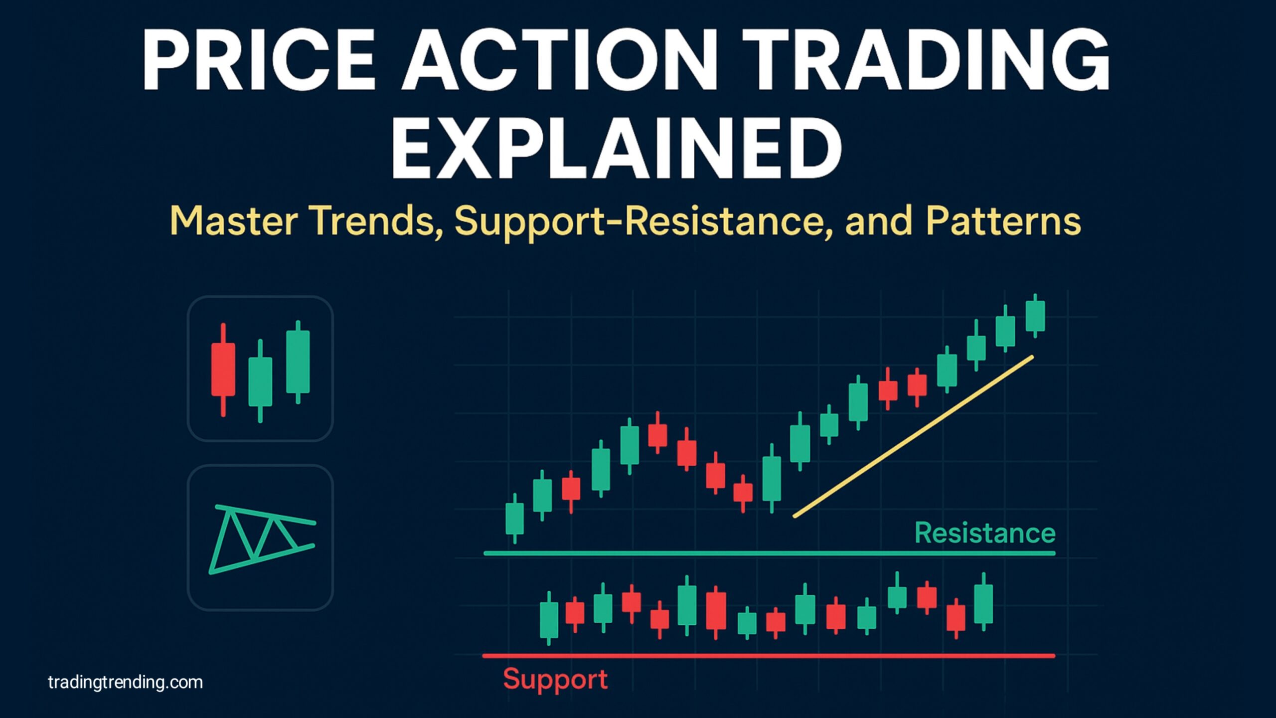 Price Action Trading Explained Master Trends, Support & Resistance and Patterns, tradingtrending.com